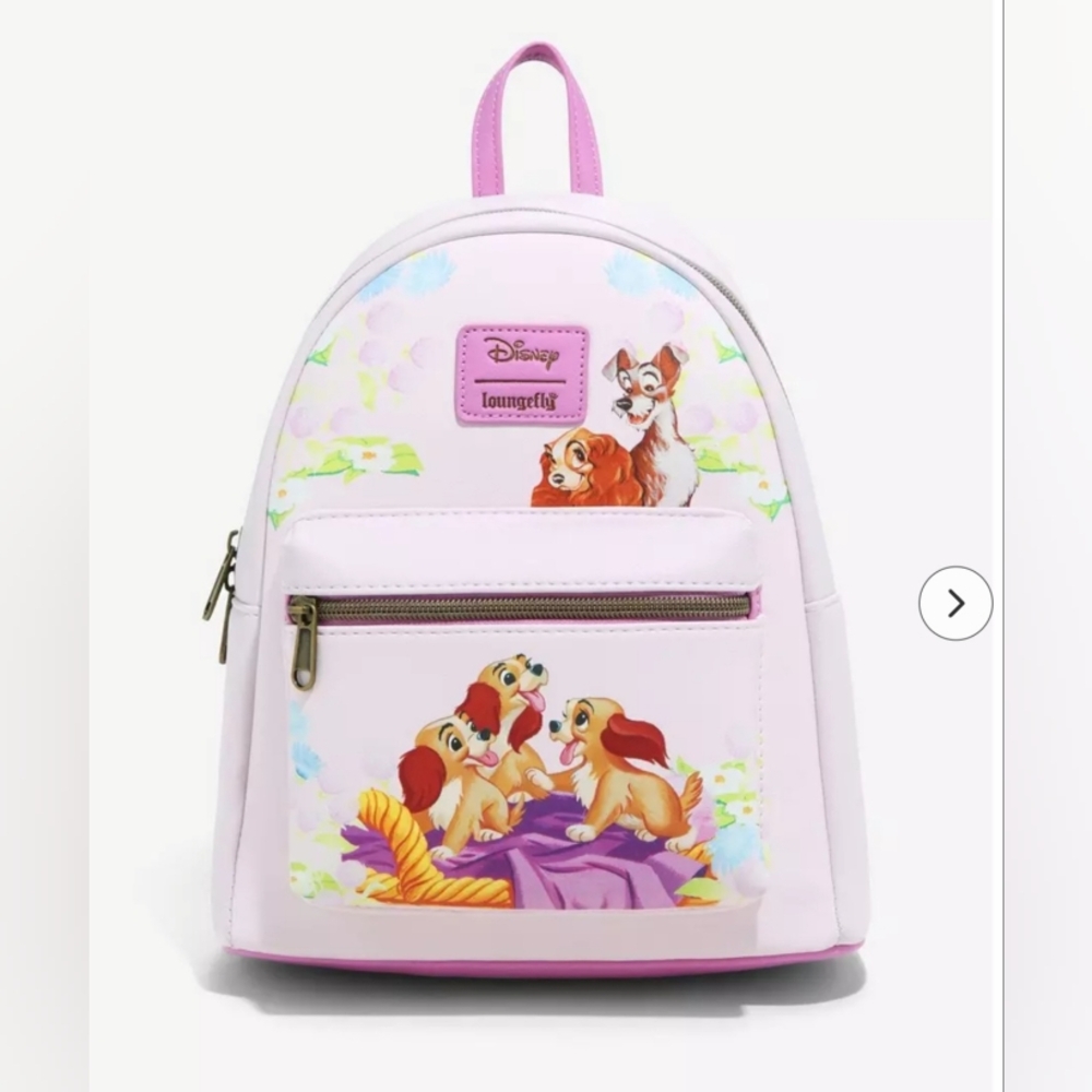 Loungefly Disney Lady And The Tramp Puppies Mini Backpack